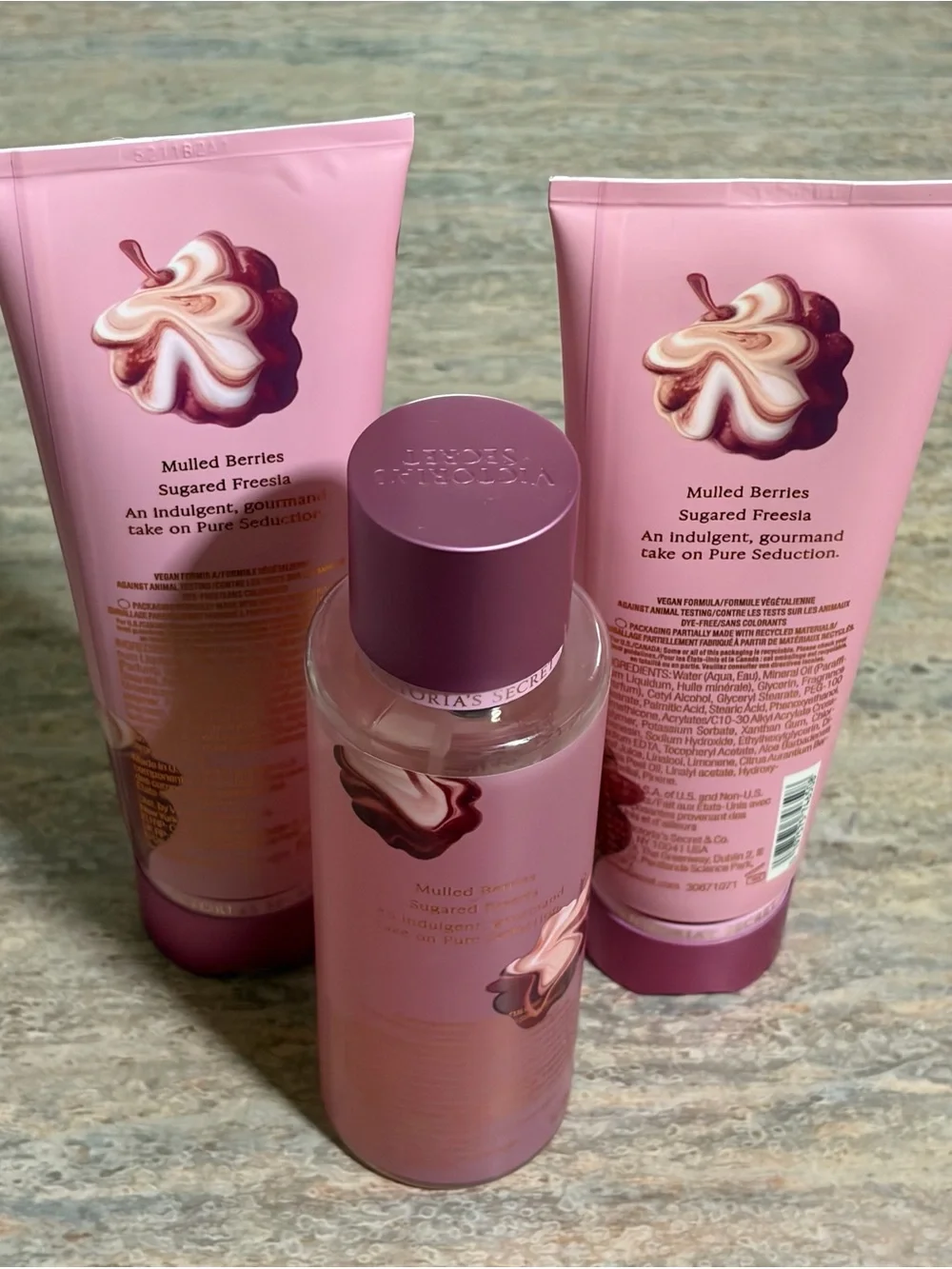 Victoria's Secret Pure Seduction Brûlée Fragrance Lotions & Mist Set